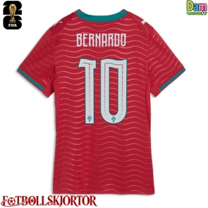 Portugal Bernardo Silva #10 Hemmatröja Dam VM 2026 Kortärmad